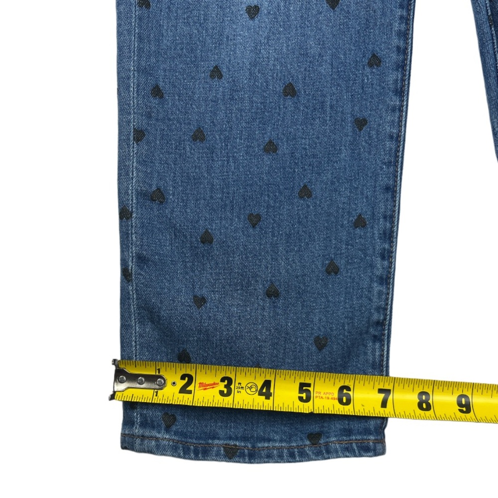 Madewell Women’s Classic Straight Jeans Heart Print Edition Harwell Wash Size 27 - Picture 10 of 10